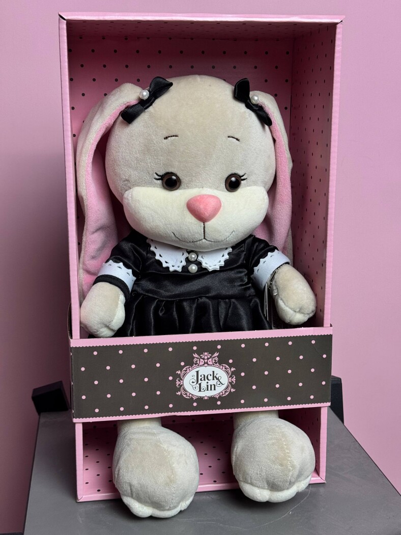 Игрушка мягкая Зайка Лин в коробке — изображение 1